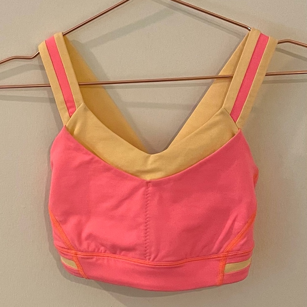 Lululemon Neon Sports Bra - Picture 5 of 7